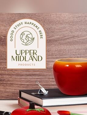 Red-Orange Ceramic Apple Mug with Lid. Teacher Gift. Includes Coaster